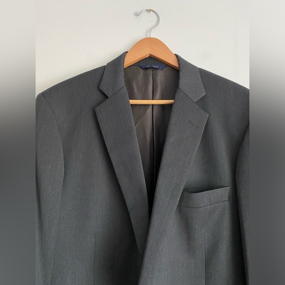 Brooks Brothers Men’s Wool Blazer Gray Sport Coat Suit Jacket Formal Wedding 42L - Picture 3 of 12